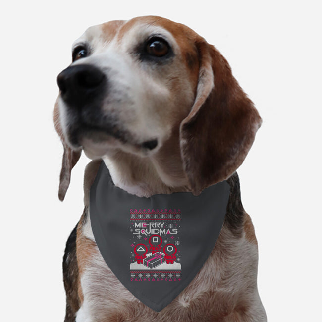 Merry Squidmas-dog adjustable pet collar-NemiMakeit