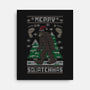 Merry Squatchmas-none stretched canvas-jrberger