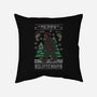 Merry Squatchmas-none removable cover throw pillow-jrberger