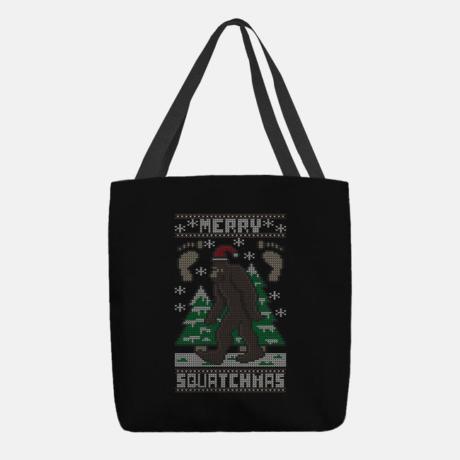 Merry Squatchmas-none basic tote-jrberger