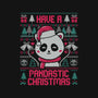 Pandastic Christmas-none fleece blanket-eduely