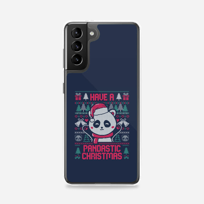 Pandastic Christmas-samsung snap phone case-eduely