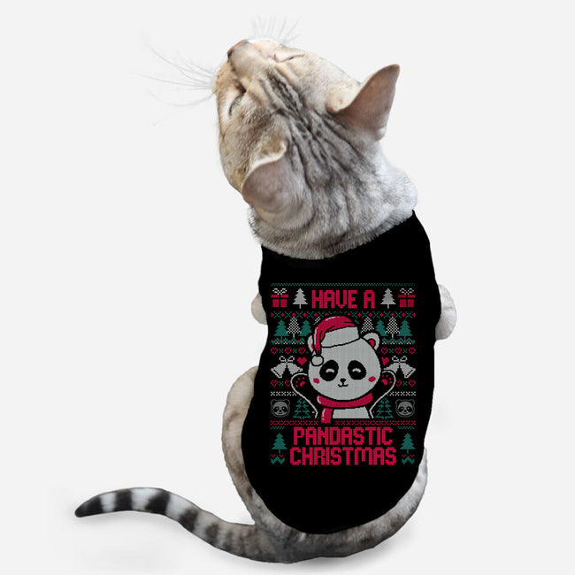 Pandastic Christmas-cat basic pet tank-eduely