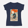 Musha-E Nobara-womens v-neck tee-hypertwenty