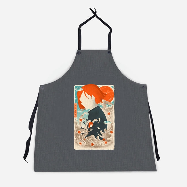 Musha-E Nobara-unisex kitchen apron-hypertwenty