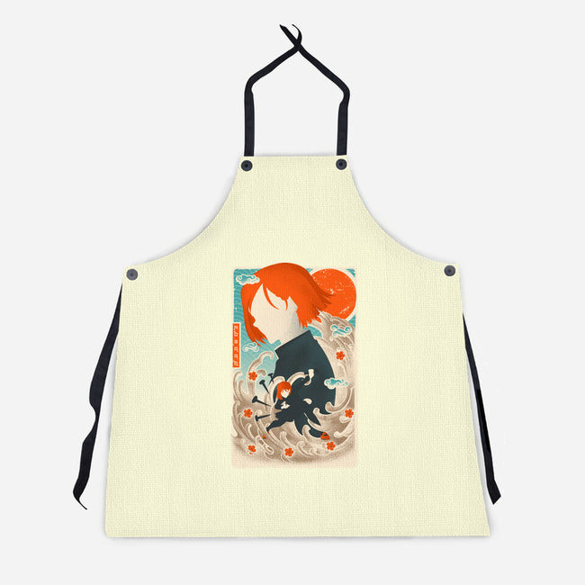 Musha-E Nobara-unisex kitchen apron-hypertwenty