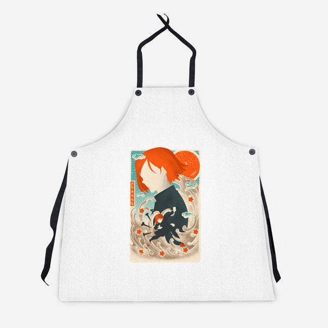 Musha-E Nobara-unisex kitchen apron-hypertwenty