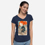 Musha-E Nobara-womens v-neck tee-hypertwenty