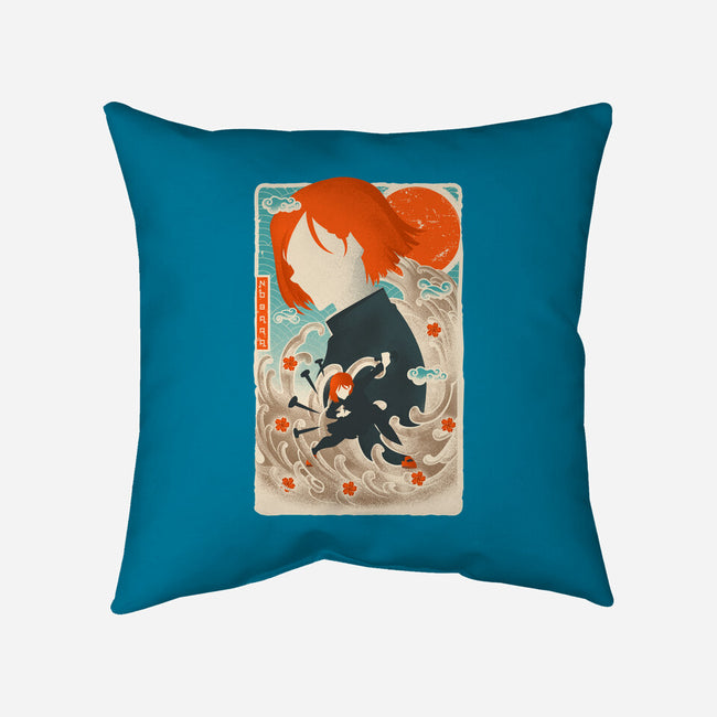 Musha-E Nobara-none removable cover w insert throw pillow-hypertwenty