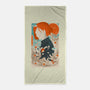 Musha-E Nobara-none beach towel-hypertwenty