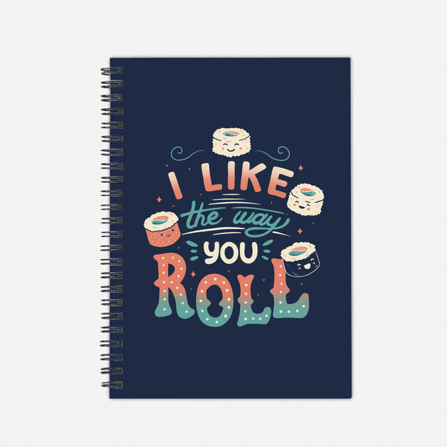 I Like The Way You Roll-none dot grid notebook-tobefonseca