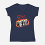 The Goths-womens v-neck tee-zascanauta