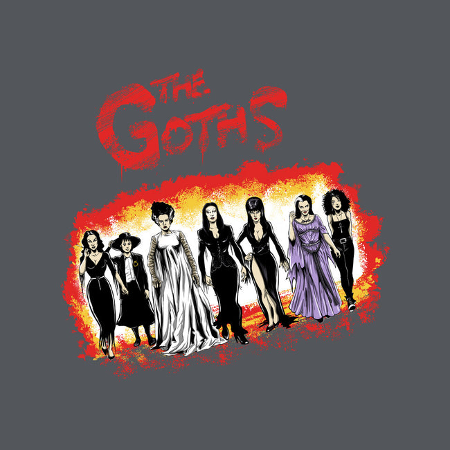 The Goths-womens fitted tee-zascanauta