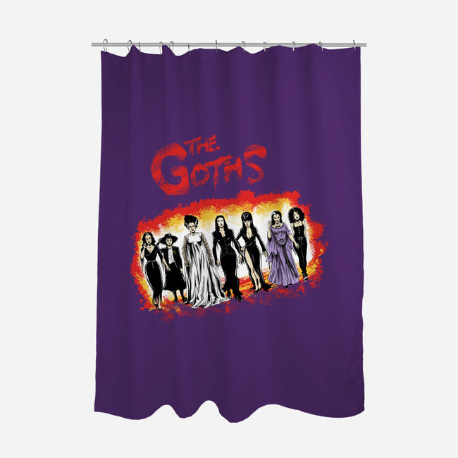 The Goths-none polyester shower curtain-zascanauta