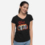 The Goths-womens v-neck tee-zascanauta