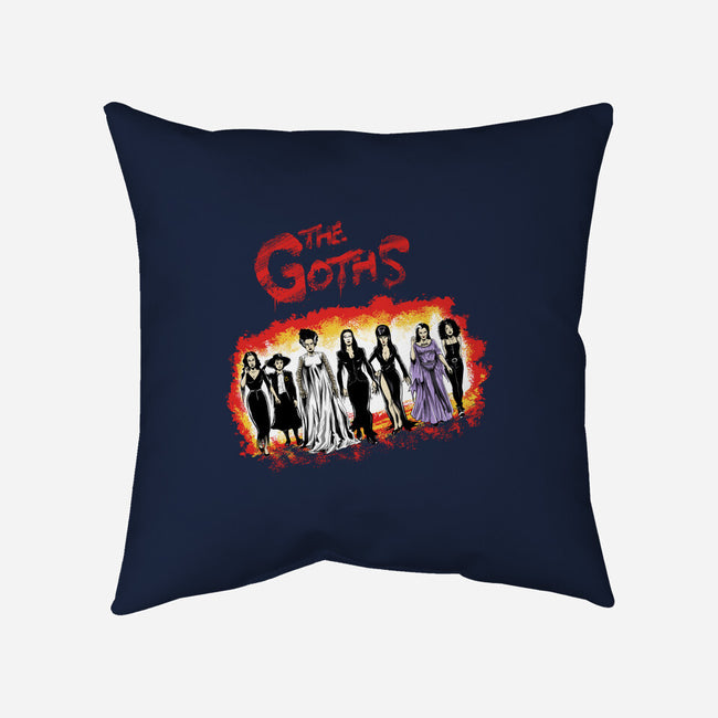 The Goths-none removable cover w insert throw pillow-zascanauta