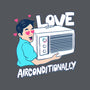 Airconditional Love-none polyester shower curtain-vp021