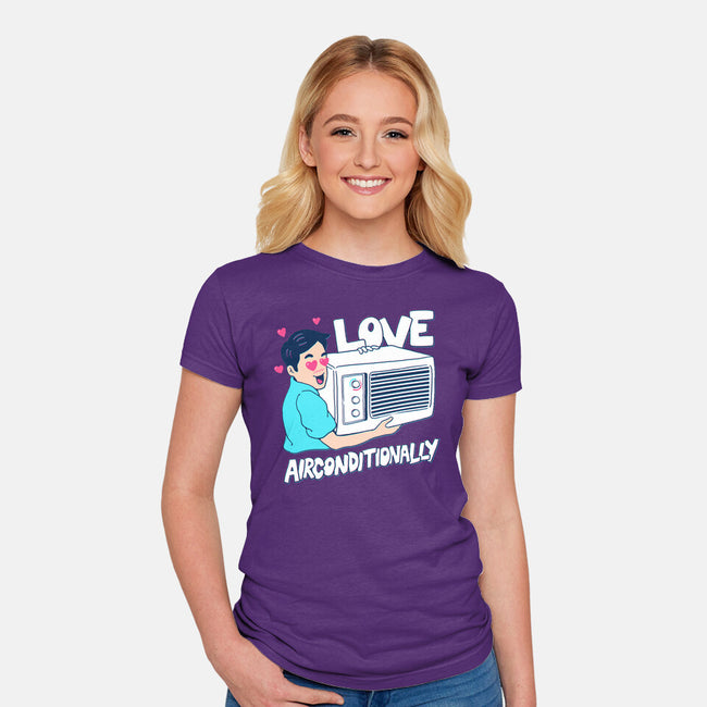 Airconditional Love-womens fitted tee-vp021