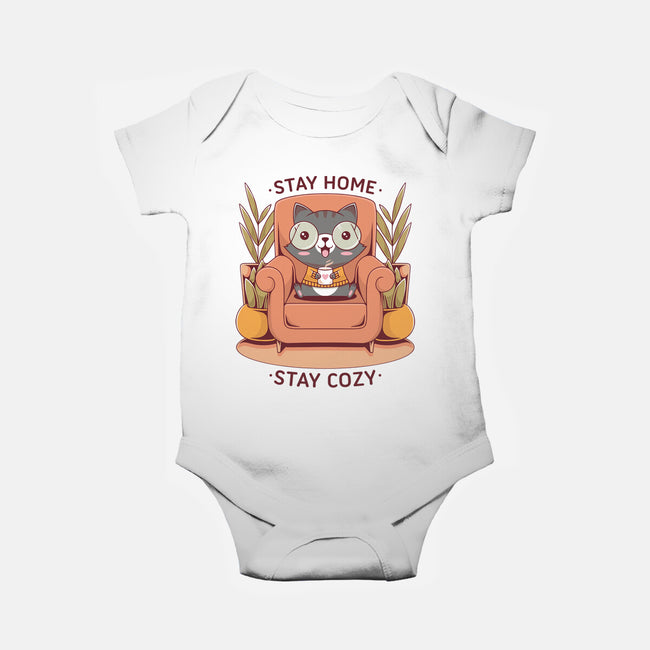Cozy Time-baby basic onesie-Alundrart