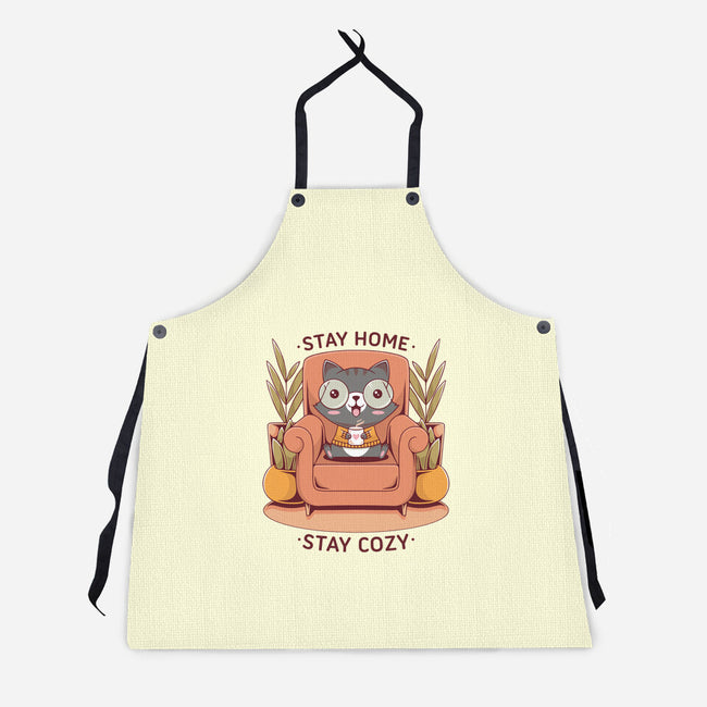 Cozy Time-unisex kitchen apron-Alundrart