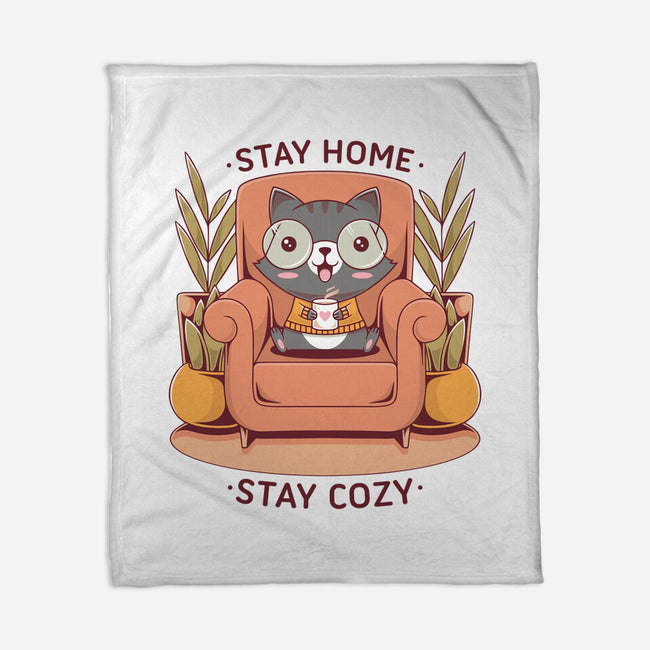Cozy Time-none fleece blanket-Alundrart