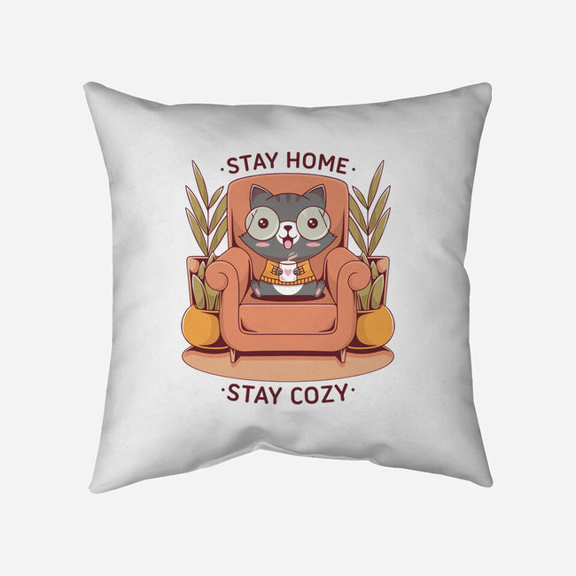 Cozy Time-none removable cover w insert throw pillow-Alundrart