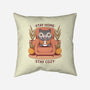 Cozy Time-none removable cover throw pillow-Alundrart