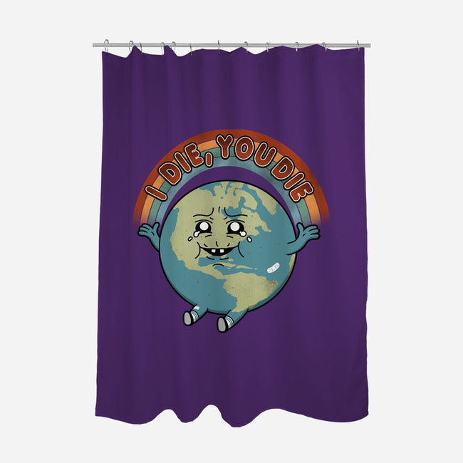 I Die, You Die-none polyester shower curtain-pigboom