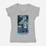 The Moon Ghibli-womens v-neck tee-danielmorris1993