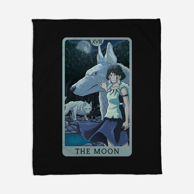 The Moon Ghibli-none fleece blanket-danielmorris1993