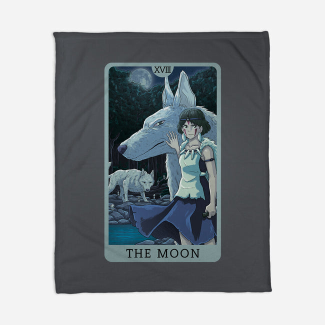 The Moon Ghibli-none fleece blanket-danielmorris1993