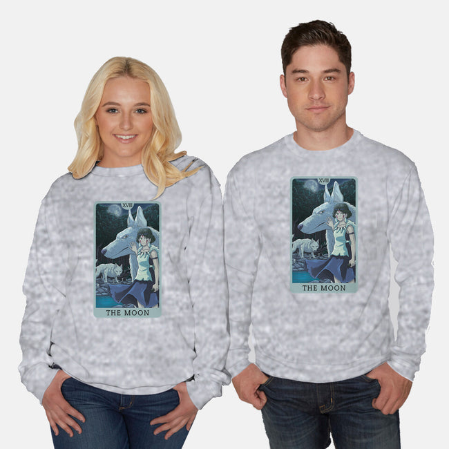 The Moon Ghibli-unisex crew neck sweatshirt-danielmorris1993