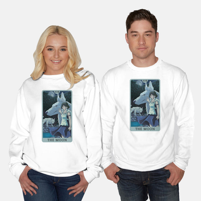The Moon Ghibli-unisex crew neck sweatshirt-danielmorris1993