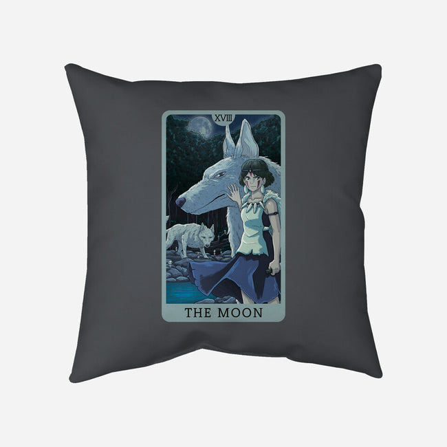 The Moon Ghibli-none removable cover w insert throw pillow-danielmorris1993