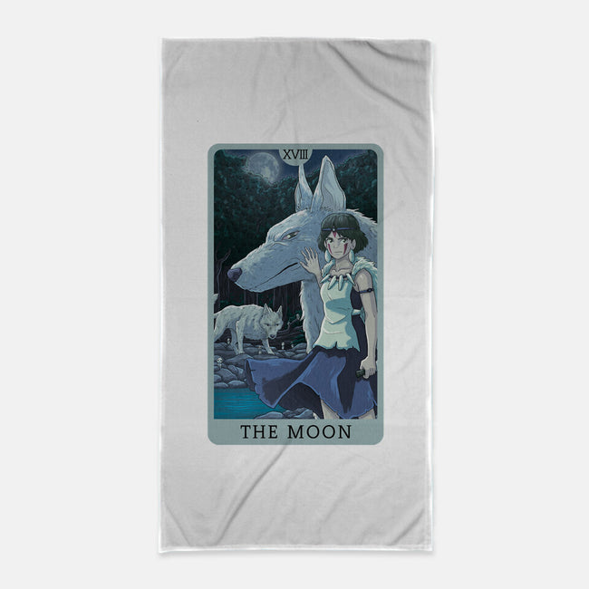 The Moon Ghibli-none beach towel-danielmorris1993