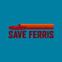 Save Ferris-none removable cover throw pillow-The Brothers Co.