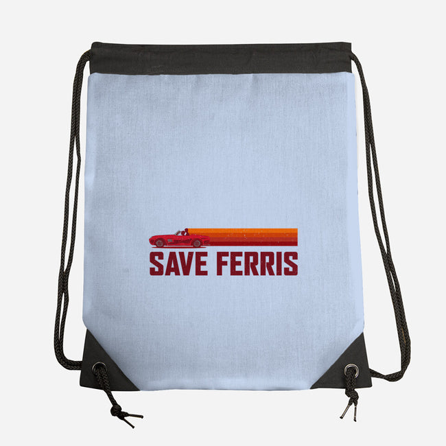 Save Ferris-none drawstring bag-The Brothers Co.