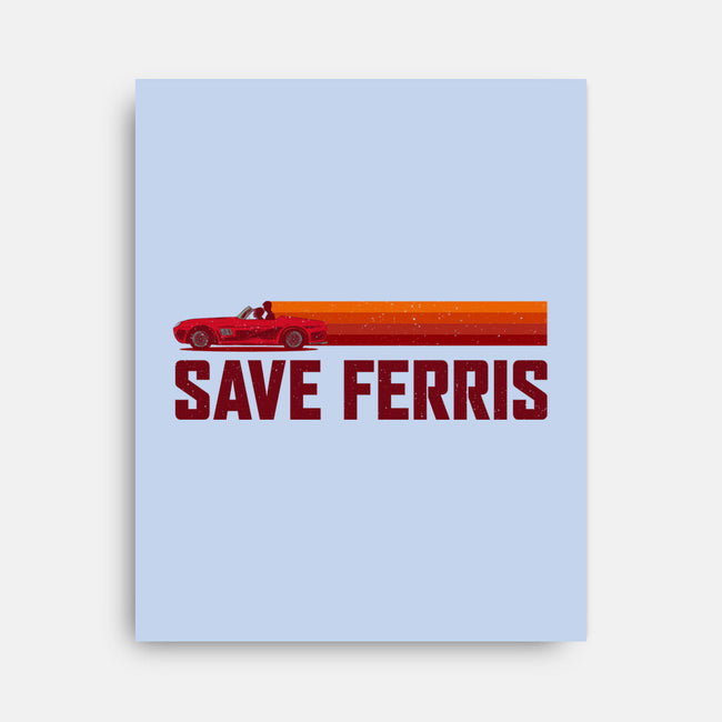 Save Ferris-none stretched canvas-The Brothers Co.