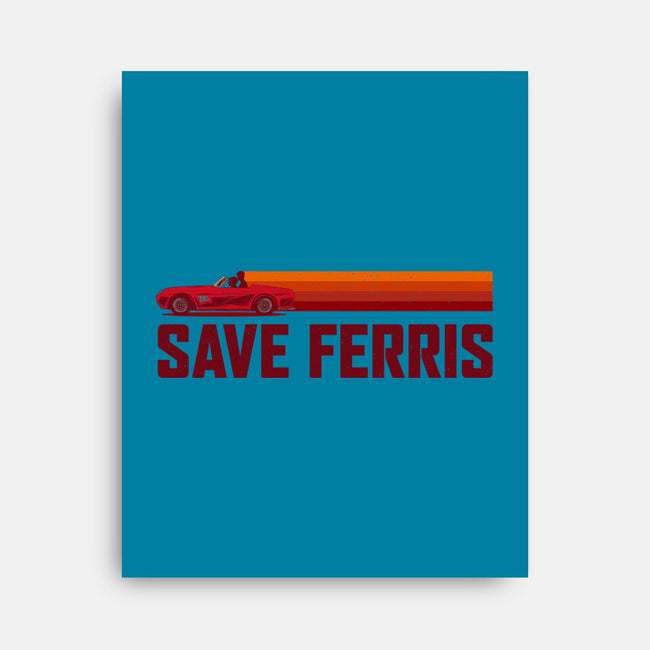 Save Ferris-none stretched canvas-The Brothers Co.