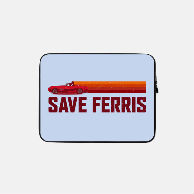 Save Ferris-none zippered laptop sleeve-The Brothers Co.
