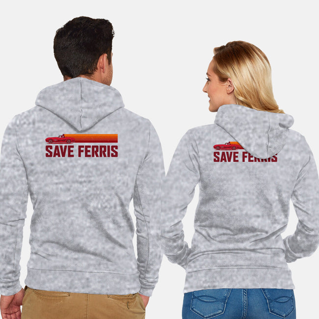 Save Ferris-unisex zip-up sweatshirt-The Brothers Co.