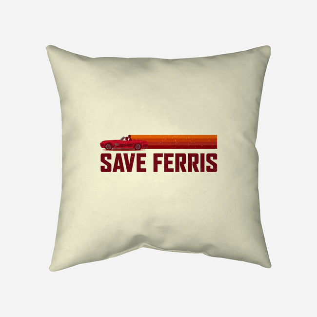 Save Ferris-none removable cover w insert throw pillow-The Brothers Co.