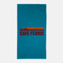 Save Ferris-none beach towel-The Brothers Co.