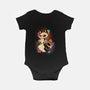 Skeleton Fox-baby basic onesie-ricolaa