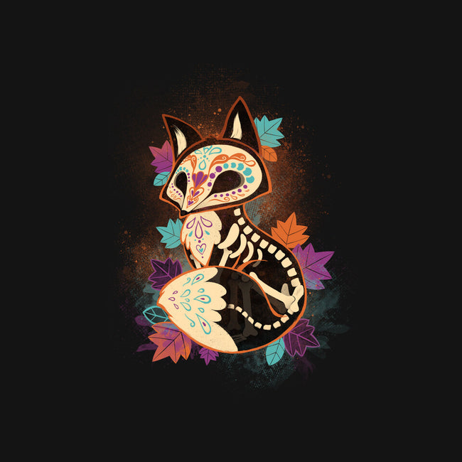 Skeleton Fox-youth crew neck sweatshirt-ricolaa