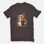 Skeleton Fox-womens basic tee-ricolaa