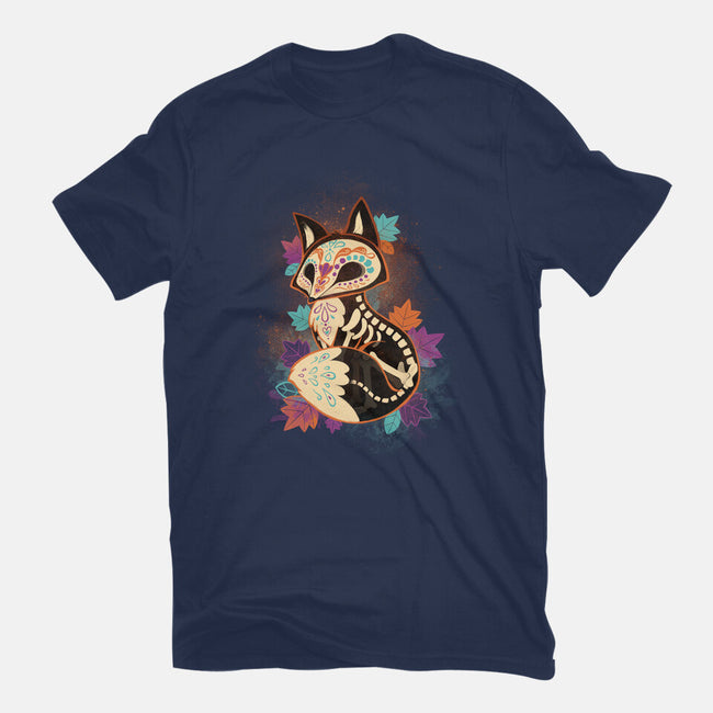 Skeleton Fox-mens basic tee-ricolaa