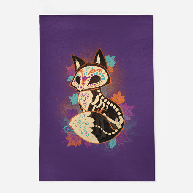 Skeleton Fox-none indoor rug-ricolaa