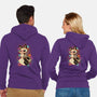 Skeleton Fox-unisex zip-up sweatshirt-ricolaa