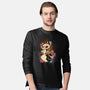 Skeleton Fox-mens long sleeved tee-ricolaa